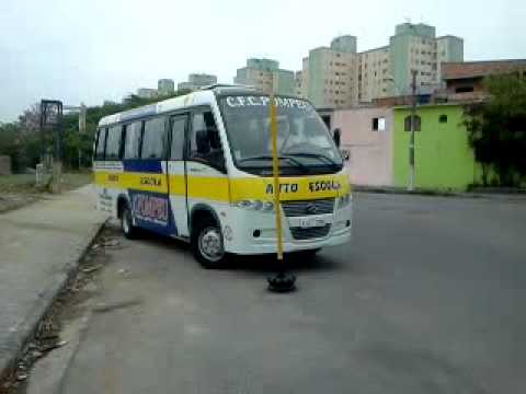 aula de baliza - Aula de balisa categoria D em 11-10-2012 Auto Escola Pompeu - Osasco - SP Instrutor Gilmar Apipe do Prado.