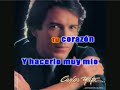 Carlos Mata - Dejame Intentar karaoke
