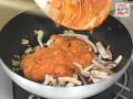 【永谷園】生姜レシピNo.109 レンジのトマトソース しょうが風味パスタ トマトクリームソース篇