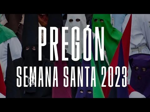 Salida del Pregón de la Semana Santa de Zaragoza 2023