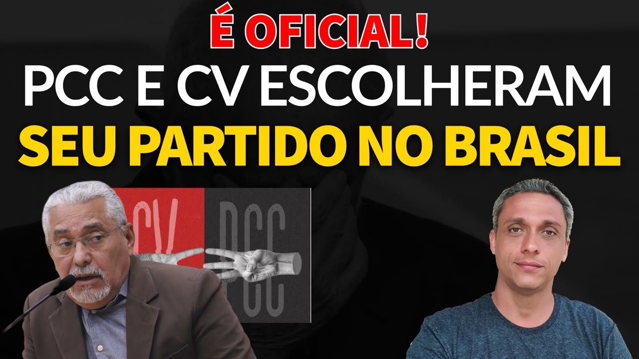 É oficial! o PCC e CV já escolheram um partido pra chamar de seu no Brasil.