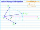 projection of two added vectors projection of two added vectors