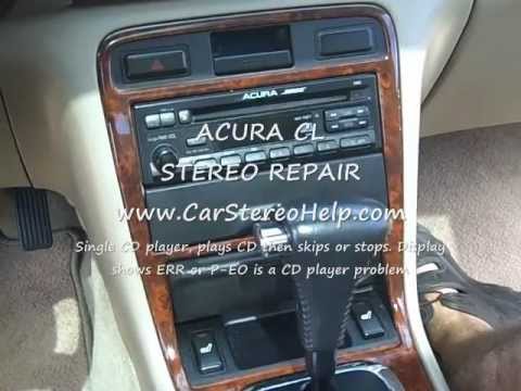 Acura CL Radio Removal and Repair 1997 1999