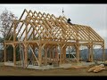Post and Beam Horse Barn Raising / Closer Look Post and Beam Horse Barn Raising / Closer Look