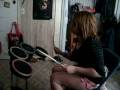videos de me playing rock band 2 lmfao yeah weird.