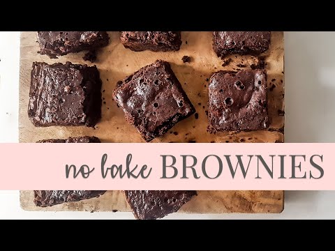 No Bake Brownies | How to Make Brownies without Oven