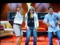 Chenoa animada por los presentadores Baila Reggaeton con ellos! mas en www.ch-noa.com