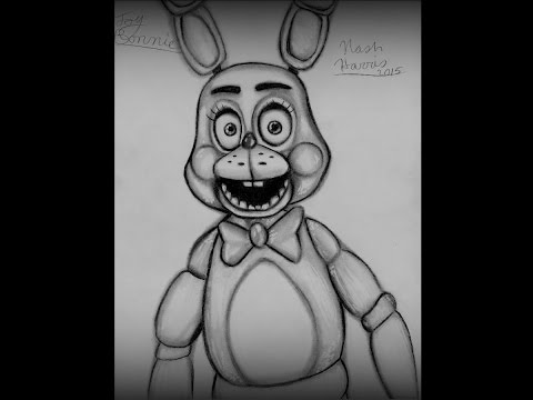 how to draw toy bonnie
