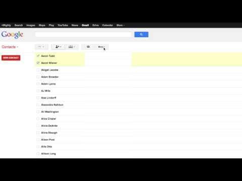 how to remove contacts from gmail