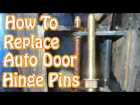 DIY Door Hinge Pin & Bushing Replacement How to Fix a Sagging Door Chevy S10 Ford Dodge GMC