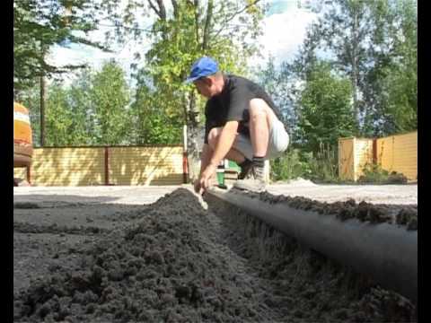 Så här lägger du sten.