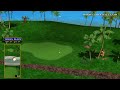 Golden Tee Great Shot on Tahiti Cove!
