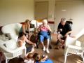 Grandma Bessie Haydel with grandkids & great-grandkids-Sept.'09