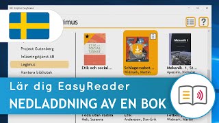 Hur man laddar ner en bok från Legimus – EasyReader för Windows v8