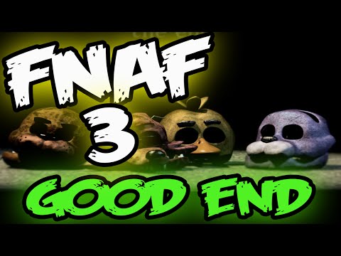 FNAF 3 GOOD ENDING + ALL SECRET MINI GAMES | Five Nights at Freddy's 3 Good Ending Guide How to
