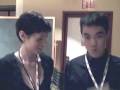 Nina Perlove and Ben Chan Backstage YouTube Symphony