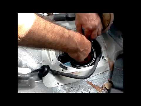 how to drain a ford escort fuel tank