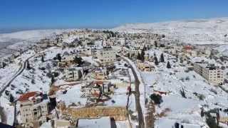 صور للثلوج من اعلى مأذنة في سلواد صور للثلوج من اعلى مأذنة في سلواد