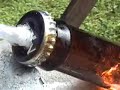fresnel lens sun collector solar powered steam engine