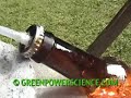 fresnel lens sun collector solar powered steam engine