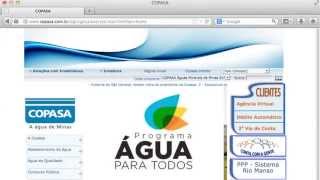 VÍDEO: Clientes da Copasa podem poupar tempo com serviços via internet