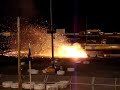 Dragster Melts Car