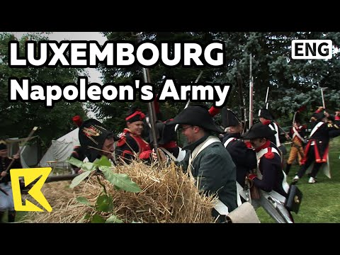 【K】Luxembourg Travel[룩셈부르크 여행]나폴레옹 군대 전쟁 재연/Soldier/Festival/Costume/Cannon/Napoleon/Re-enact/Army
