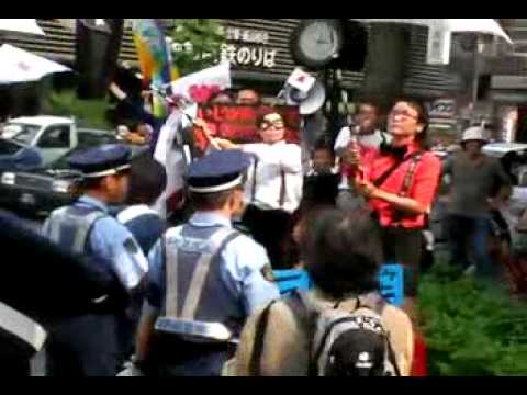 09年6月13日(土) 外国人参政権断固反対！京都デモ