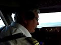 Cockpit Landing KLM boeing 747 @ Schiphol Amsterdam