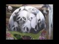 Airbrush Skulls and Barb Wire Design