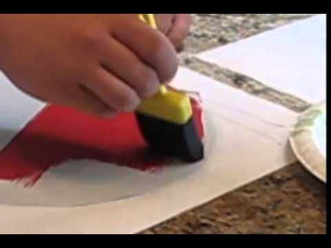 how to paint with a brush