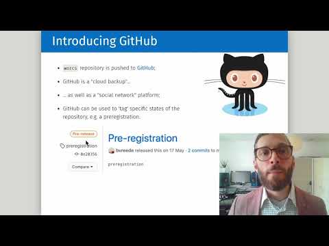 Workflow for Open Reproducible Code in Science (WORCS), presented at EARA 2020