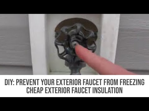 how to insulate outdoor water spigots