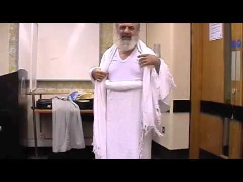 how to wear ihram with belt