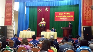 Phường Quang Trung: Hội nghị cán bộ công chức năm 2017