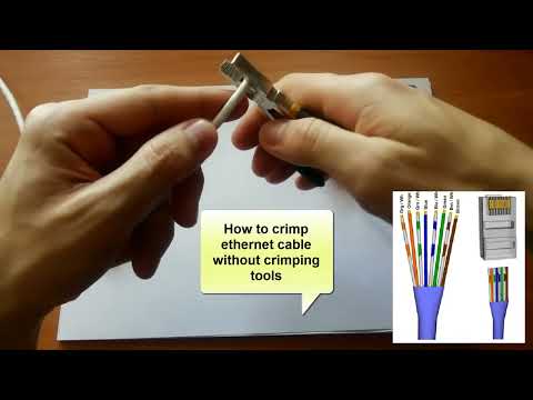 how to attach rj45 to cat5