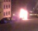 TIR incendiat