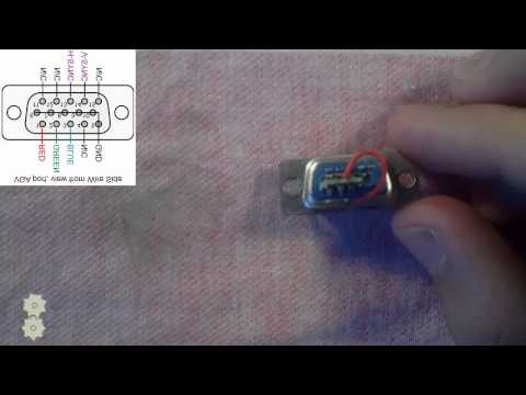 how to repair vga cable