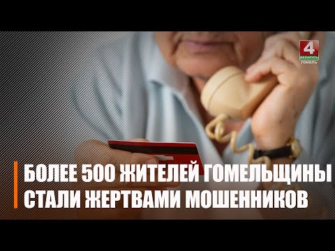 За 2023 год на Гомельщине количество телефонных мошенничеств увеличилость на 30% видео
