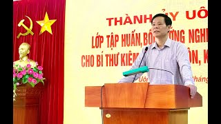Tập huấn nghiệp vụ công tác cho Bí thư kiêm Trưởng thôn, khu dân cư
