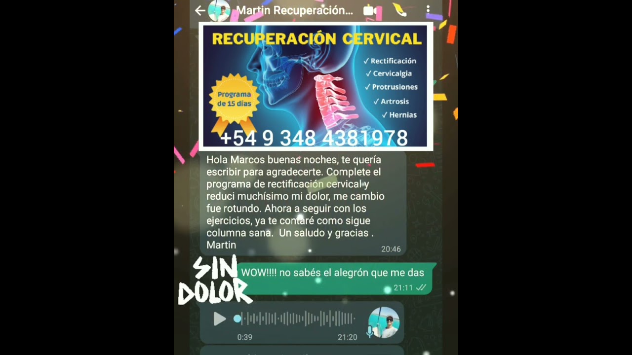 Dolor en Hombro Brazo y Mano por Rectificación Cervical ✓ SOLUCIONADO 👌