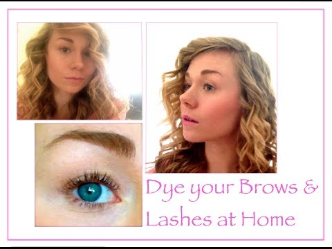 how to dye eyelashes