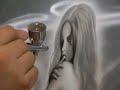 Detail Airbrushing on Chrysler 300C airbrush mural: Part 2