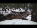 Evans Creek 1st snow run 11-21-09