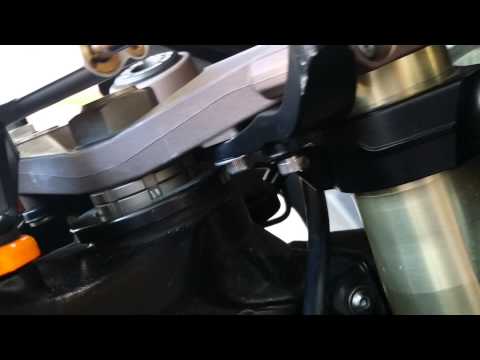how to fit ohlins steering damper