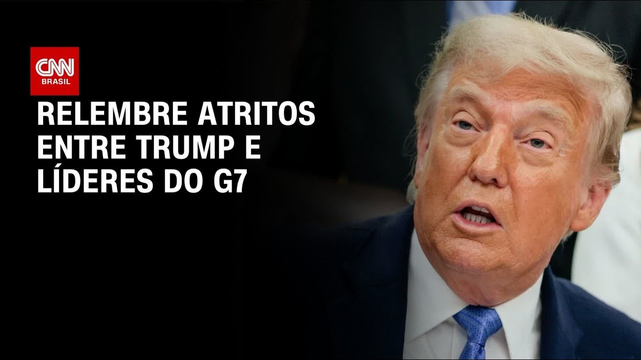 Relembre os atritos entre Donald Trump e os demais líderes do G7 | LIVE CNN
