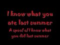 I know what you ate last summer!.wmv