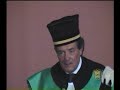 Lezione dottorale di Giancarlo Minardi Lezione dottorale di Giancarlo Minardi