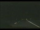 UFO seen from a car