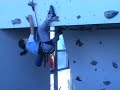 Amina Avdic climbing
